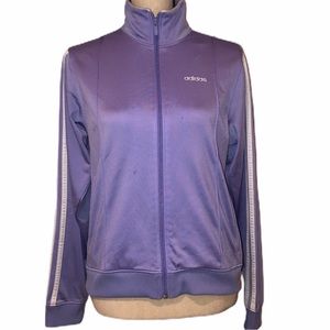 Lavender Adidas Track Jacket